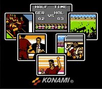 Konami Hyper Soccer sur Nintendo Nes